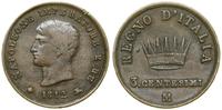 Włochy, 3 centesimi, 1812 M