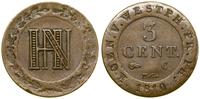 Niemcy, 3 centymy, 1810 C