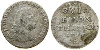 Niemcy, 1/6 talara, 1758 B