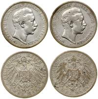 Niemcy, zestaw: 2 x 2 marki, 1891 i 1898
