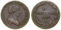 Austria, 1 krajcar, 1782 B
