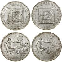 Czechosłowacja, zestaw 2 x 10 koron, 1930, 1932