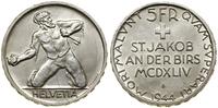 Szwajcaria, 5 franków, 1944