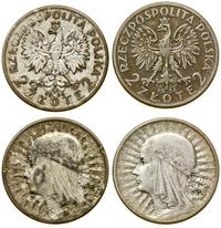 Polska, zestaw 2 x 2 złote, 1934