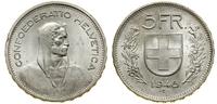 Szwajcaria, 5 franków, 1948