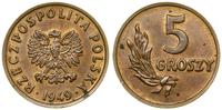 Polska, 5 groszy, 1949