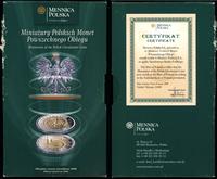 Polska, Miniatury Polskich Monet Powszechnego Obiegu, 2008
