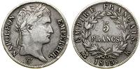Francja, 5 franków, 1813 K