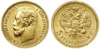 Rosja, 5 rubli, 1902 AP