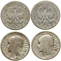 Polska, zestaw: 2 x 2 złote, 1933, 1934