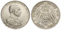 3 marki 1913/A, Berlin, popiersie cesarza w mund