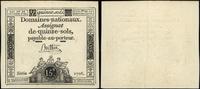 Francja, asygnata na 15 soli, 24.10.1792