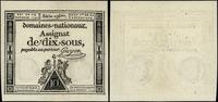 Francja, asygnata na 10 soli, 24.10.1793