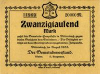 20.000 marek 08.1923, Dzietrzychowice-Dittersbac