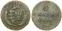 Polska, 3 grosze (trojak), 1812 IB