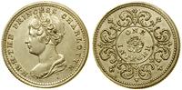 Wielka Brytania, żeton szkolny (ONE INTEGER), (ok. 1810–1854)