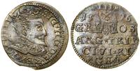 Polska, trojak, 1596