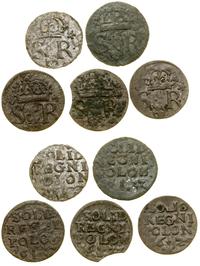 Polska, zestaw 5 x szeląg, 3 x 1622, 2 x 1623