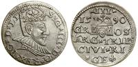 Polska, trojak, 1590