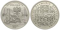 10 złotych 2007, ENIGMA, moneta w kapslu, srebro