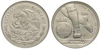 50 pesos 1985, MŚ w piłce nożnej Meksyk 86, sreb