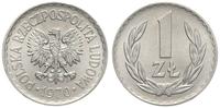 1 złoty 1970, Warszawa, minimalne uszkodzenia na