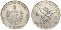 5 pesos 1980, kubański kwiat - Mariposa (storczy