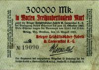 300.000 marek 13.08.1923, Brzeg, Keller 615