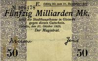 50 miliardów marek 27.10.1923, Gliwice, Keller 1