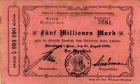5.000.000 marek 21.08.1923, Ińsko, Keller 3944