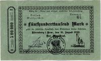 500.000 marek 21.08.1923, Ińsko, Keller 3944