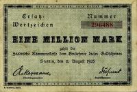 1.000.000 marek 11.08.1923, Szczecin, Keller 488