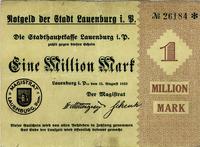 1.000.000 marek 23.08.1923, Lębork, Keller 2938.