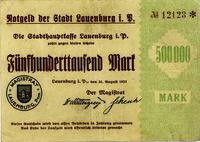 500.000 marek 23.08.1923, Lębork, Keller 2938.a
