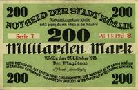 200 miliardów marek 27.10.1923, Koszalin, Keller