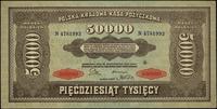 50.000 marek polskich 10.10.1922, seria N, piękn