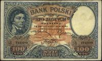 100 złotych 28.02.1919, seria S.B., nieświeże ro