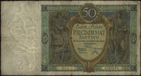 50 złotych 28.08.1925, Seria L, rzadkie, Miłczak