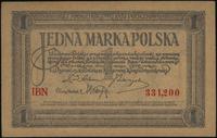 1 marka polska 17.05.1919, Seria IBN, bardzo ład