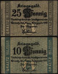 10 i 25 fenigów 1917, razem 2 sztuki