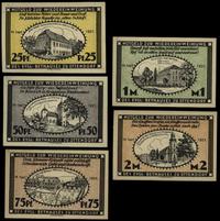 25, 50, 75 fenigów oraz 1 i 2 marki 14.09.1921, 