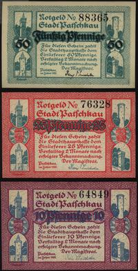 10, 25 i 50 fenigów 1921, bardzo ładnie zachowan