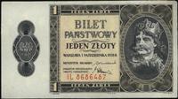1 złoty 1.10.1938, seria IL, ładnie zachowane, M