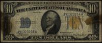 10 dolarów 1934 A, Silver Certificate, podpisy J