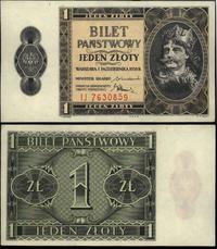 1 złoty 1.10.1938, seria IJ, pięknie zachowane, 
