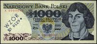 1.000 złotych 2.07.1975, WZÓR nr 0429, seria A 0