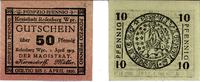 50 i10 fenigów 1.04.1919 do 1.04.1920, Susz