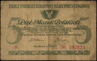5 marek polskich 17.05.1919, seria IL, banknot p