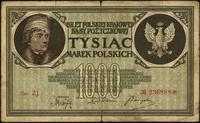 1.000 marek polskich 17.05.1919, seria ZJ, ślady