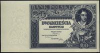 20 złotych 20.06.1931, strona główna bez poddruk